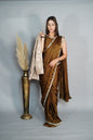 Saree with designer jacket