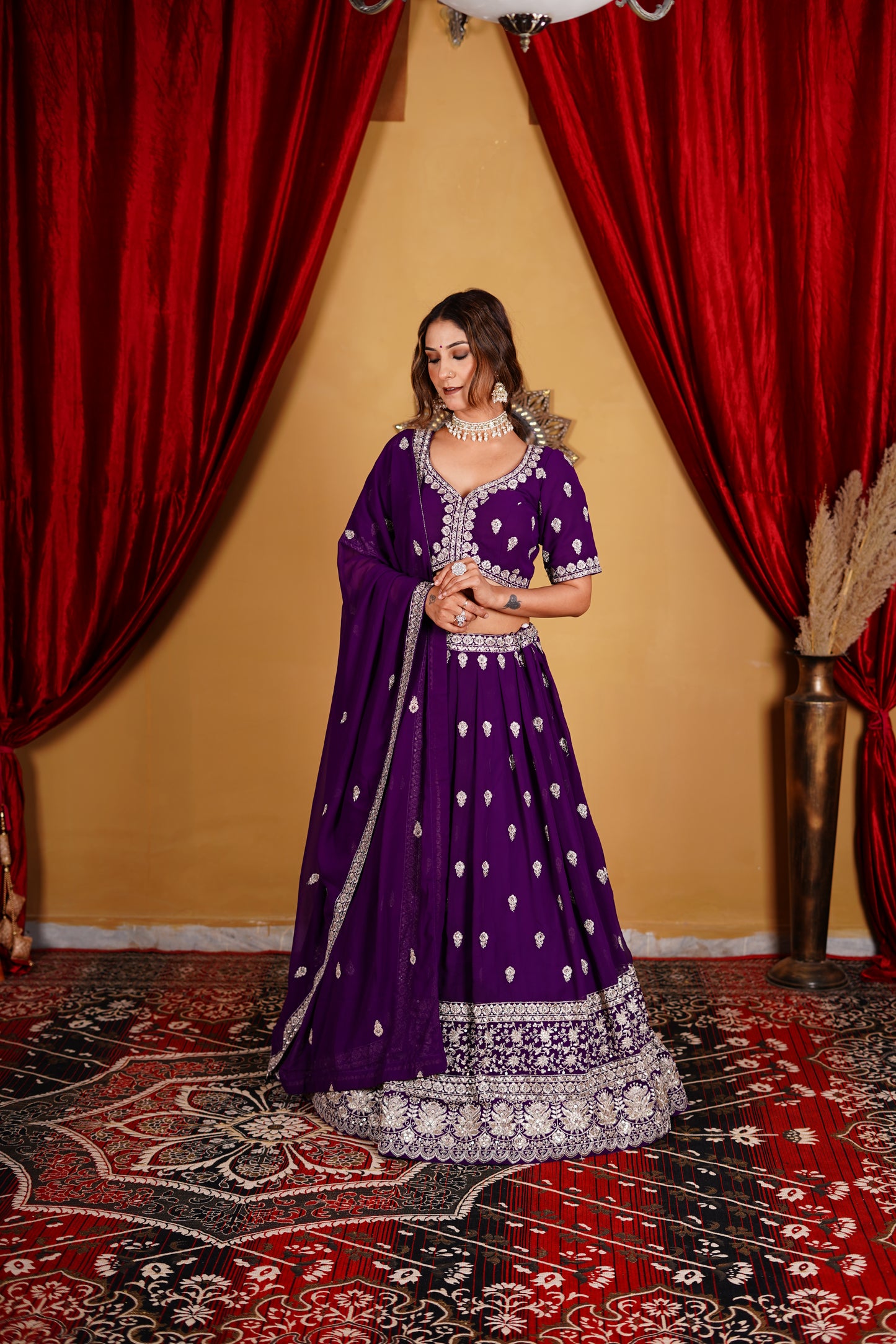 Purple Lehenga