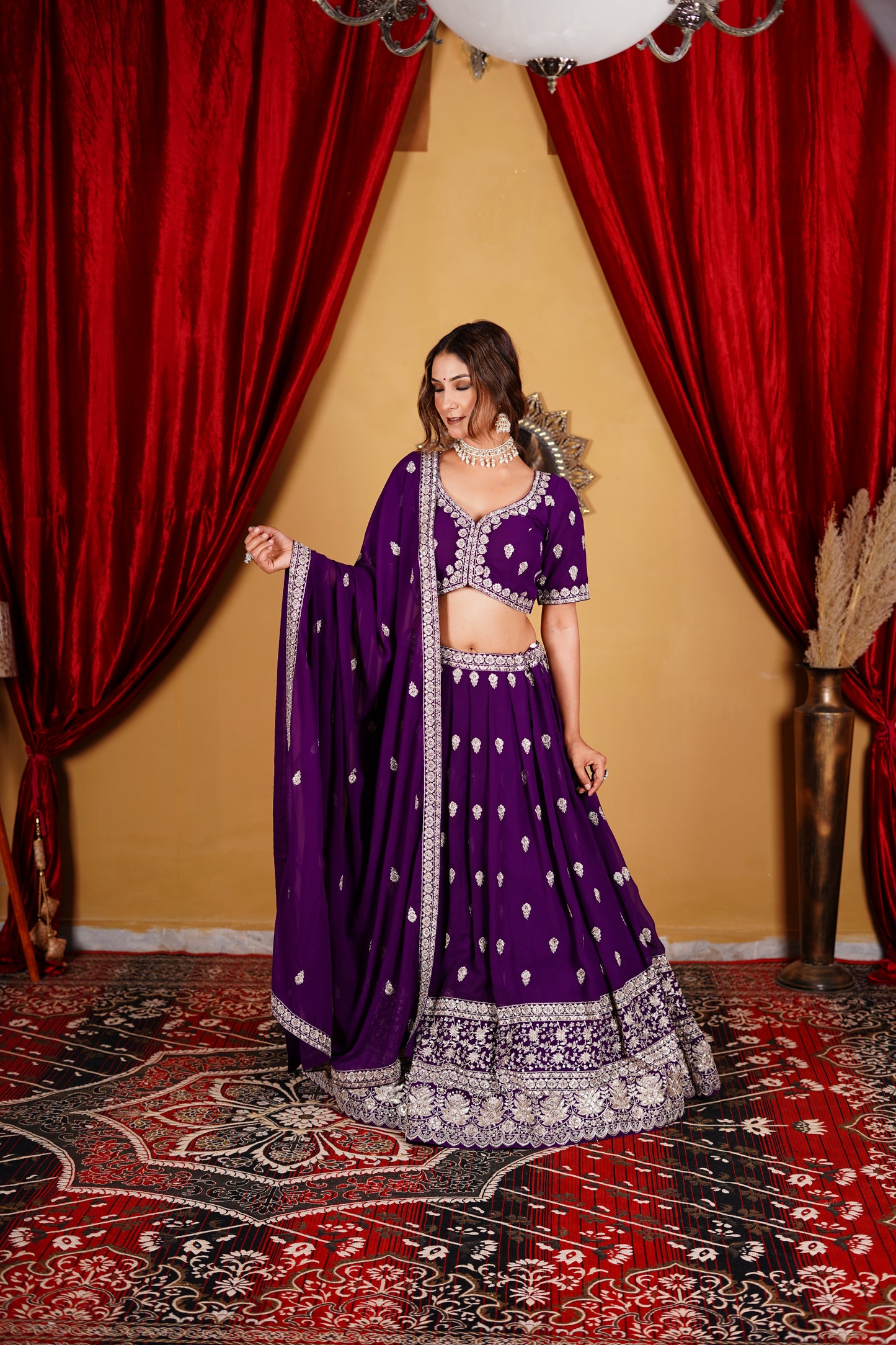 Purple Lehenga