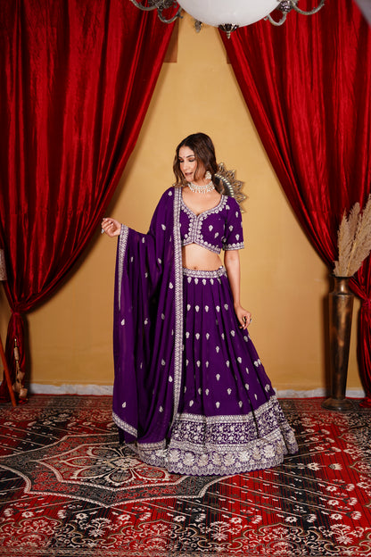 Purple Lehenga