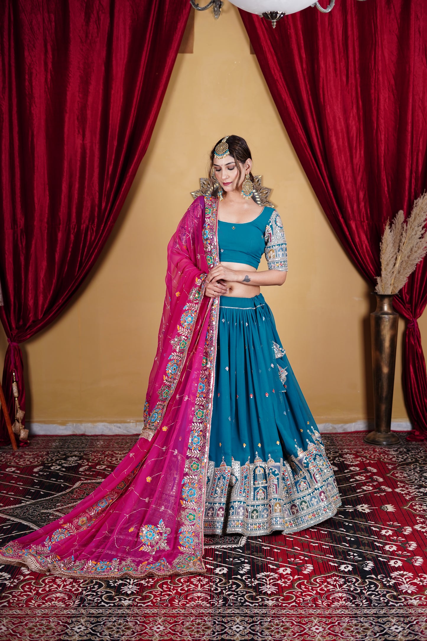 Blue Lehenga
