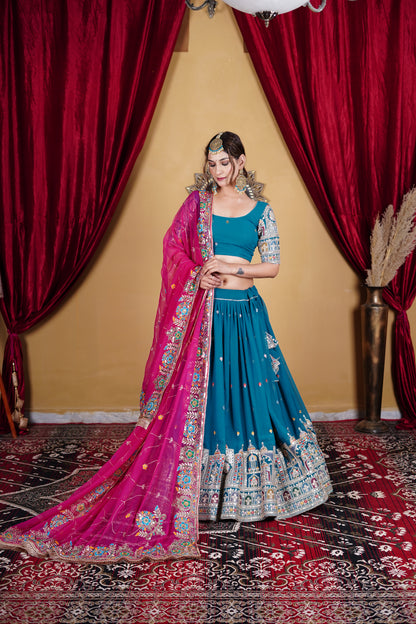 Blue Lehenga