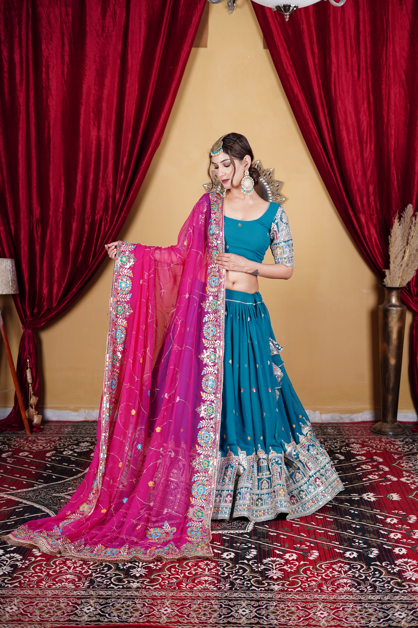 Blue Lehenga