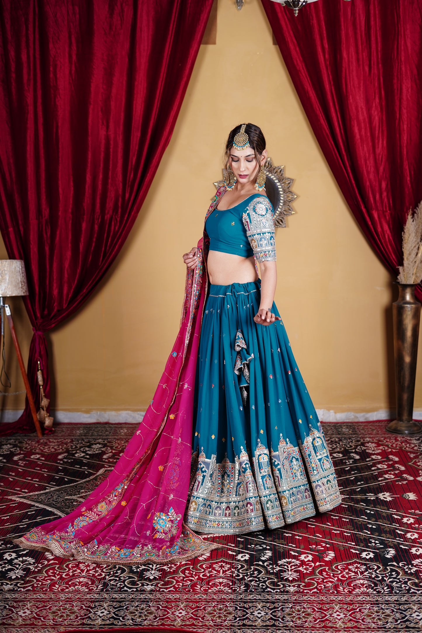 Blue Lehenga