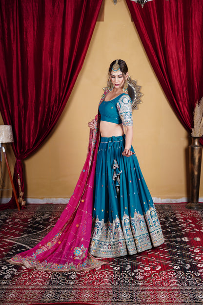 Blue Lehenga