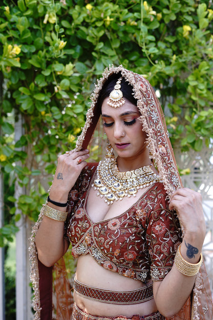 Red Bridal Lehenga